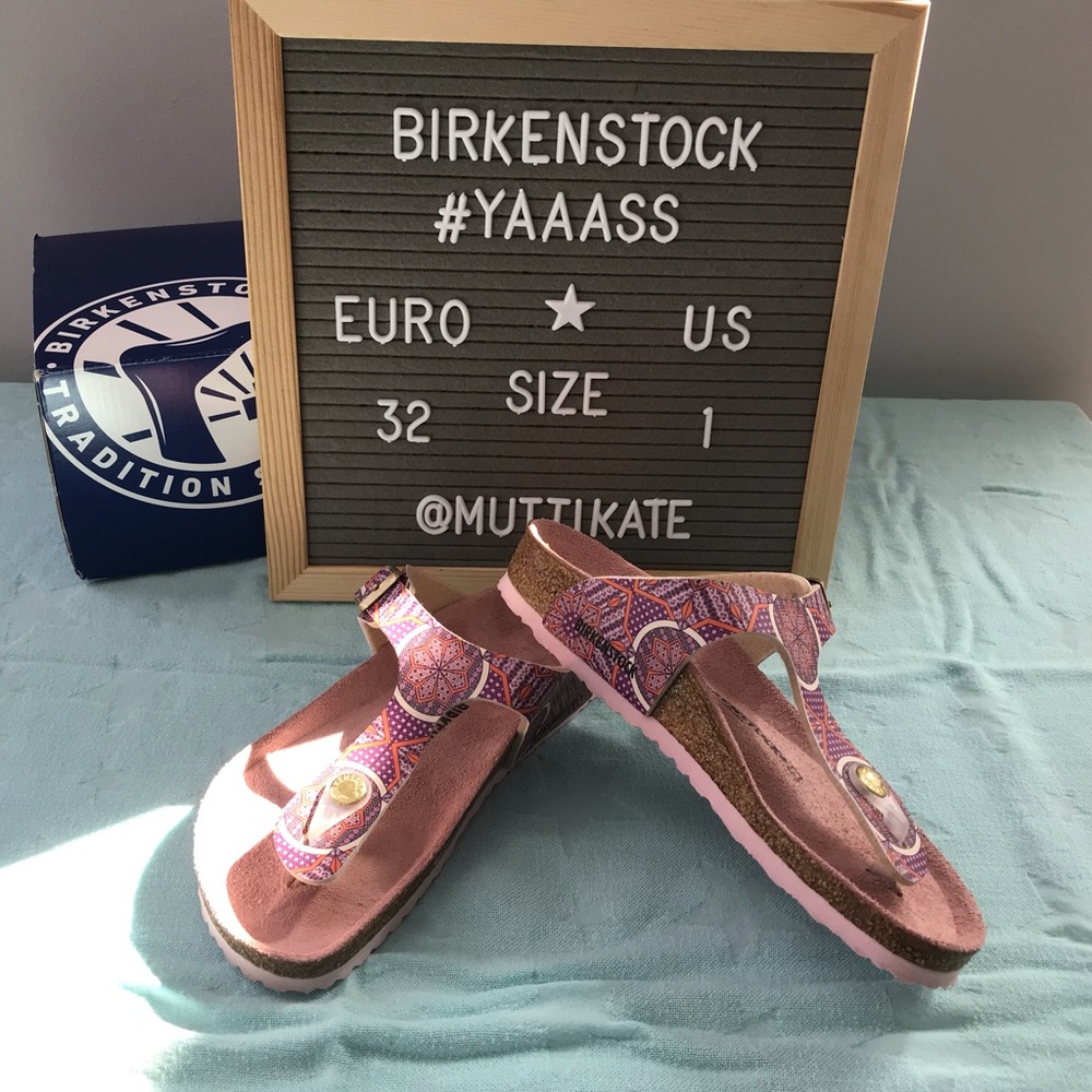 SOLD!!! NWOT 🦄 Birkenstock Girls’ Gizeh 🦄